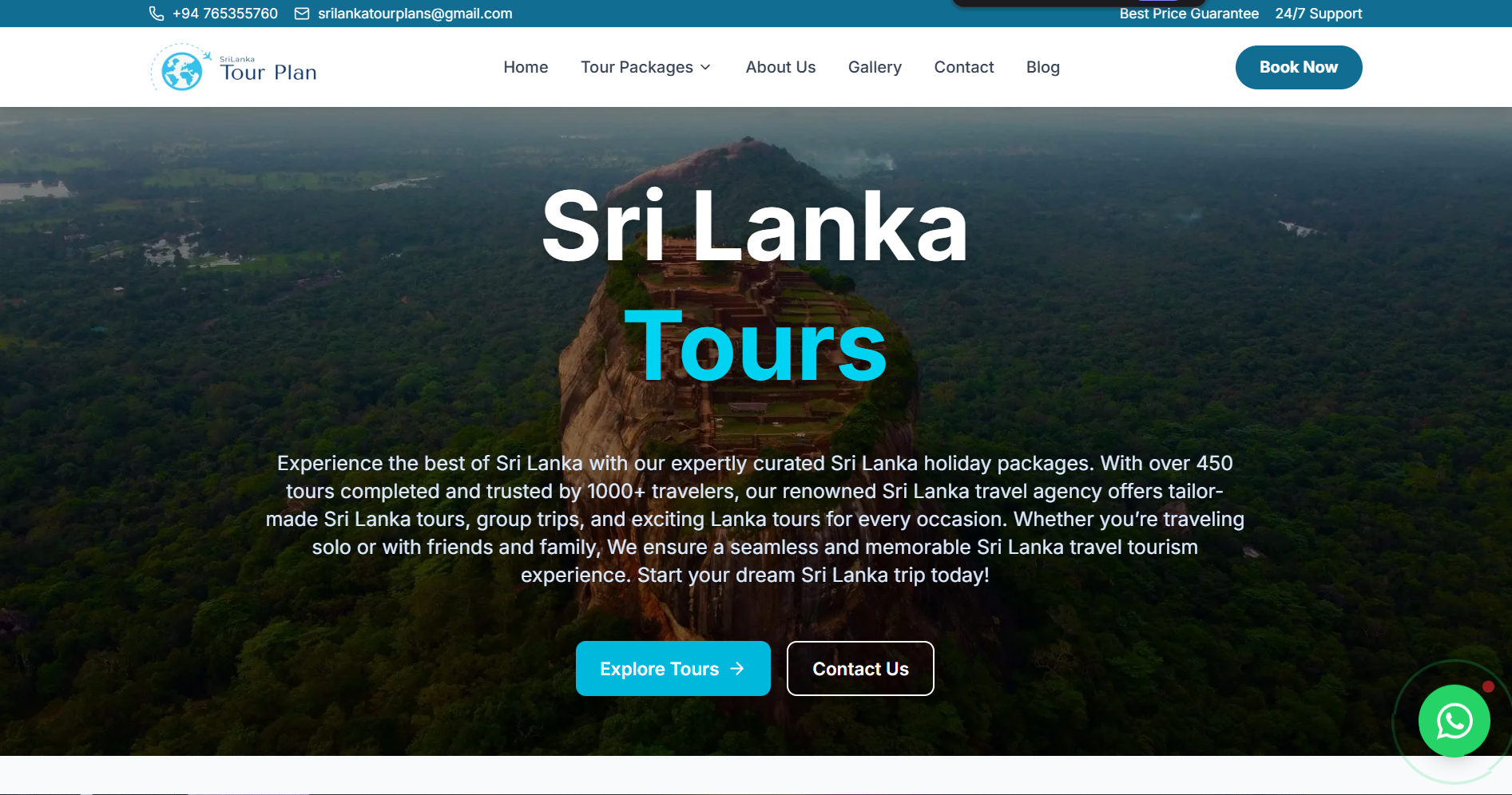 Sri Lanka Tour Plan